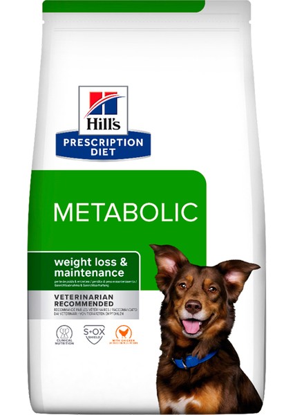 Prescription Diet Metabolic Tavuk Etli Köpek Kuru Maması 12 kg