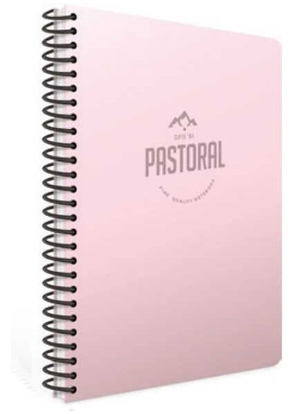 Pastoral Spiralli Plastik Kapak Defter A4 96 Yaprak Çizgisiz (Adet)
