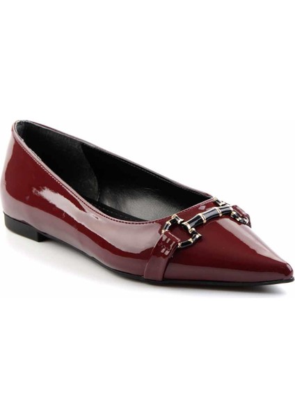 Bordo Rugan Kadın Babet K01327058208 modelleri