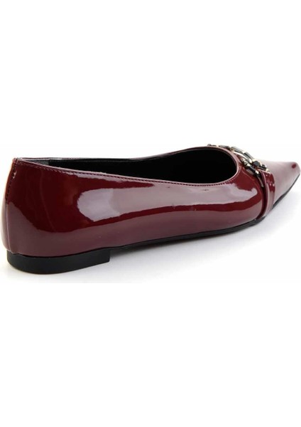 Bordo Rugan Kadın Babet K01327058208 fırsatları