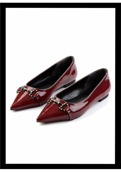 Bordo Rugan Kadın Babet K01327058208