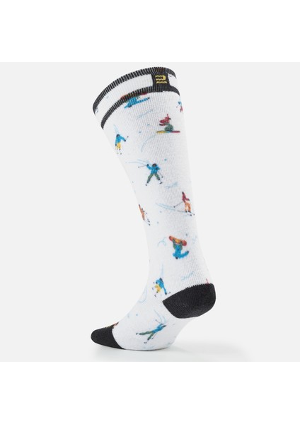 Wedze Çocuk Kayak/Snowboard Çorabı - Desenli - 100 fırsatları