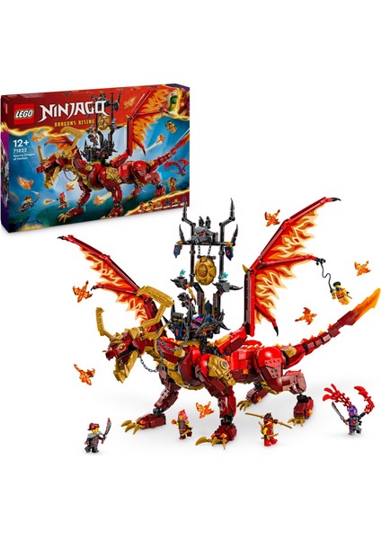 Lego® Nınjago® Hareket Kaynak Ejderhası 71822 12 Yaş ve Üzeri Için 6 Minifigür Içeren Yaratıcı Oyuncak Yapım Seti 1716 Parça