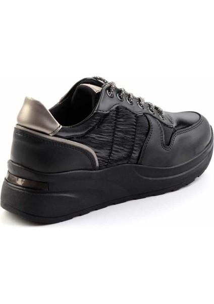 Siyah Paraşüt Kadın Sneaker K01179768567 fırsatları