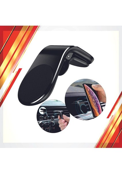 Oto Mıknatıslı Telefon Tutucu Araç Içi Aksesuar Aparatı (Unıversal)