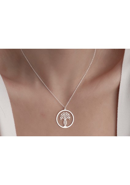 Ağaç Figürlü Kolye Dna Ağaç Figürlü Kolye ,925 Ayar Gümüş Kolye,gümüş,rose Gold,altın Kaplama Kolye fiyatları