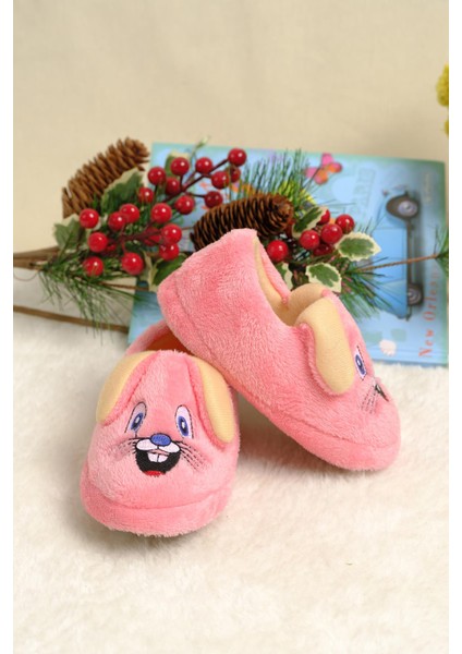 Mino Kulakcıklı Kaydırmaz Kreş Ev Okul Ayakkabısı Unisex Bebek Çocuk Panduf