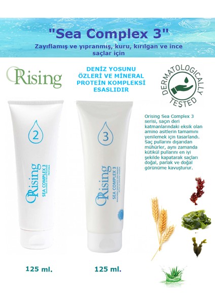 Sea Complex - Iç ve Dış Saç Restorasyonu Için Saç Bakım Ürünleri