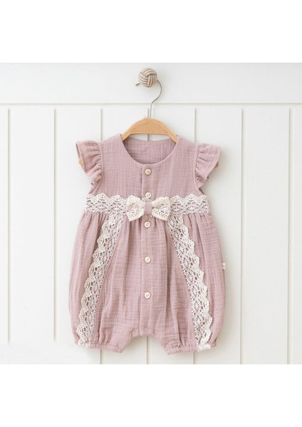 3897MN Kız Bebek Müslin Gül Kurusu Barbatöz