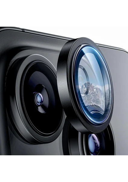 Apple İphone 16 Pro Max Lens Kamera Koruyucu Premium Safir Parmak İzi Bırakmayan CL-12