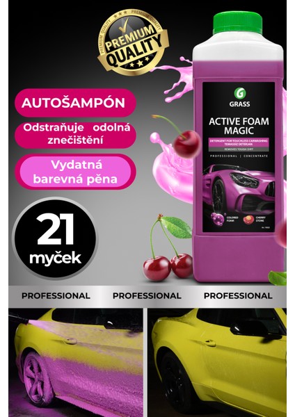 Active Foam Magıc 1l Renkli Köpük Fırçasız Oto Yıkama Şampuanı