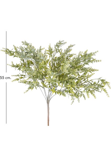Yapay Çiçekli Bitki Açık Yeşil 55 Cm.