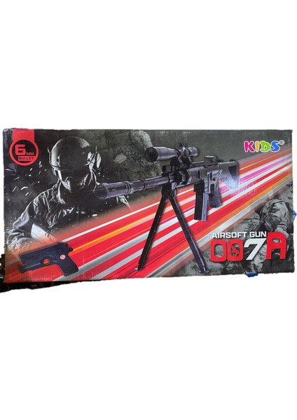 Kıds Oyuncak Boncuk Atan Silah M416 Ayaklı Sniper ve Lazer Tabanca 6mm Airsoft 007A fiyatları
