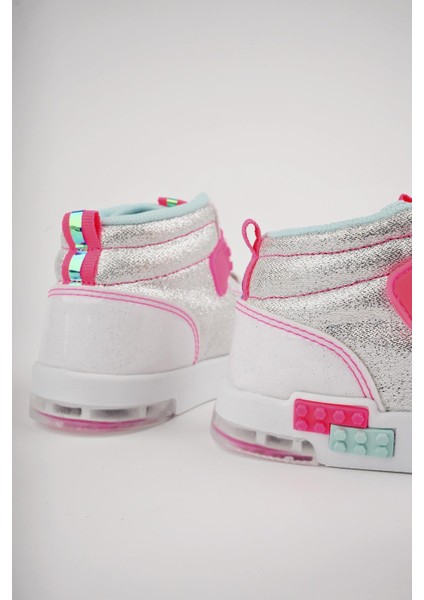 KUKULİ Garantili Legolu Bağcıklı ve Cırtlı Ortopedik Çocuk Sneaker Spor Ayakkabı