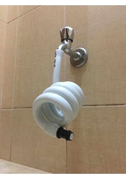 Wc Hortummatik Yere Değmeyen Wc Hortumu - Beyaz Renk