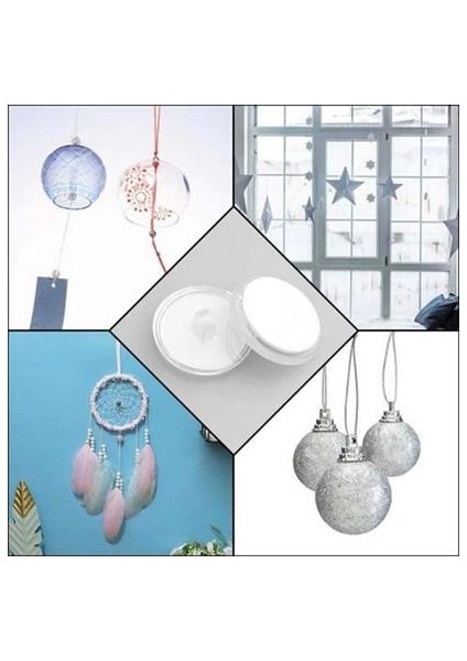 20 Adet Şeffaf Yuvarlak 3 cm Çaplı Güçlü Disk Yapışkanlar