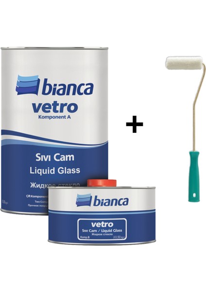 Vetro Sıvı Cam + Kadife Rulo