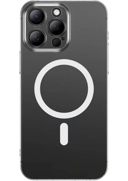 Apple iPhone 15 Pro Kılıf Magsafe Şarj Özellikli Toz Önleyici Redclick Helo Kapak