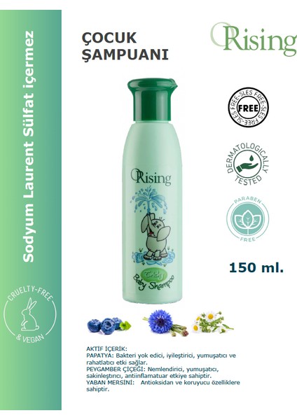 Cornflower Baby Shampoo - Sülfatsız Bebek Şampuanı, 150 Ml.