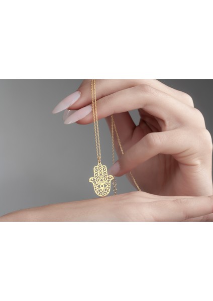 Fatıma Ana'nın Eli Kolye, Hamse Kolye, 925 Ayar Gümüş Kolye,gümüş,rose Gold,altın Kaplama Kolye fiyatları
