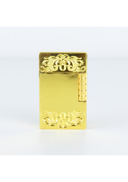 Full Metal Alaşımlı Yandan Çakmaklı Özel Desenli Gazlı Çakmak