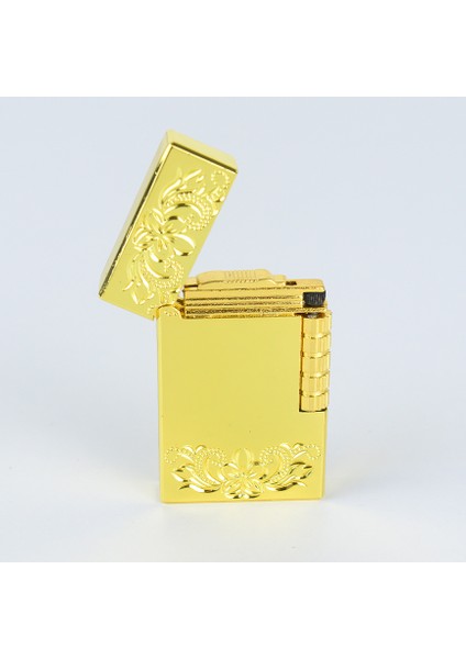 Full Metal Alaşımlı Yandan Çakmaklı Özel Desenli Gazlı Çakmak modelleri