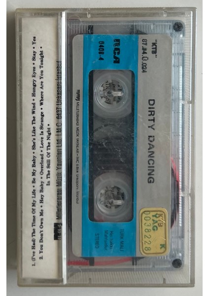 Dirty Dancing Kaset (Orjnal Dönem Kağıt Baskı Kaset)