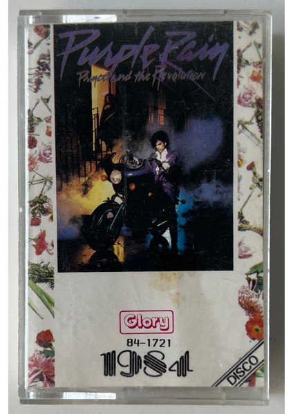 Prince & The Revolution Purple Rain (Disco) Kaset (Orjnal Dönem Glory Kaset Baskı Kaset)