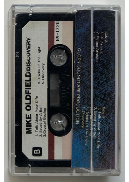 Mike Oldfield Discovery Kaset (Orjnal Dönem Glory Kağıt Baskı Kaset)