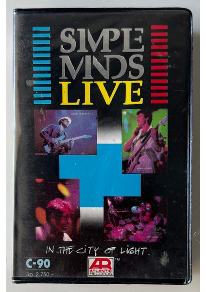 Simple Minds Live In The City Of Light Kaset (Orjnal Dönem Endonezya Baskı Kaset)