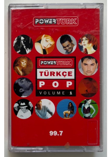 Türk Türkçe Pop Volume 1 Kaset Teoman, Şebnem Ferah ... (Orjnal Dönem Baskı Kaset)