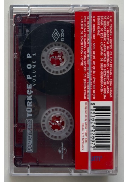 Türk Türkçe Pop Volume 1 Kaset Teoman, Şebnem Ferah ... (Orjnal Dönem Baskı Kaset) fiyatları