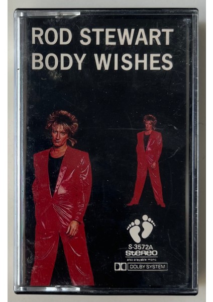 Rod Stewart Body Wishes Kaset (Orjnal Dönem Foot Print Kağıt Baskı Kaset)