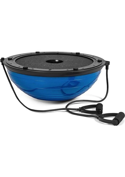 T181-M Bosu Ball - Denge Topu / Pilates Aleti / Direnç Lastiği + Pompa Dahil / 45 CM Çap modelleri