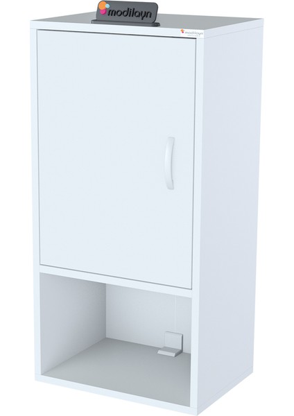 Şile 50 x 88,4 x 32,5 cm Asma Dolap Çamaşır Makinesi Üstü Dolabı Çok Amaçlı Dolap
