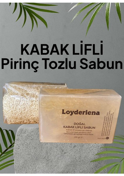 Kabak Lifli Pirinç Tozlu Sabun 130GR