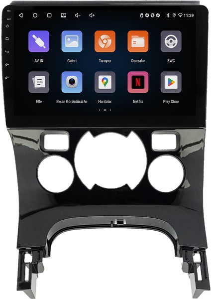 Peugeot 3008 Android Multimedya Sistemi (2009-2016) CRV-4070X Dijital Klima