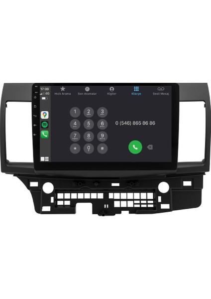 Mitsubishi Lancer (2008-2019) Android 14 Multimedya Carplay 10 Inch 4 GB Ram / 64 GB Hafıza CRV-4364XR modelleri