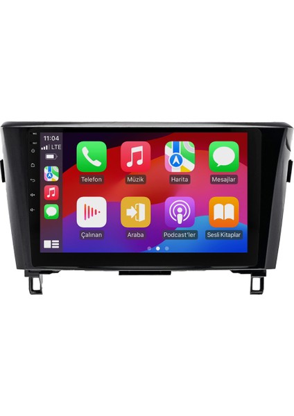 Nissan Qashqai (2014-2020) Android 14 Multimedya Carplay 10 Inch 4 GB Ram / 64 GB Hafıza CRV-4372XR