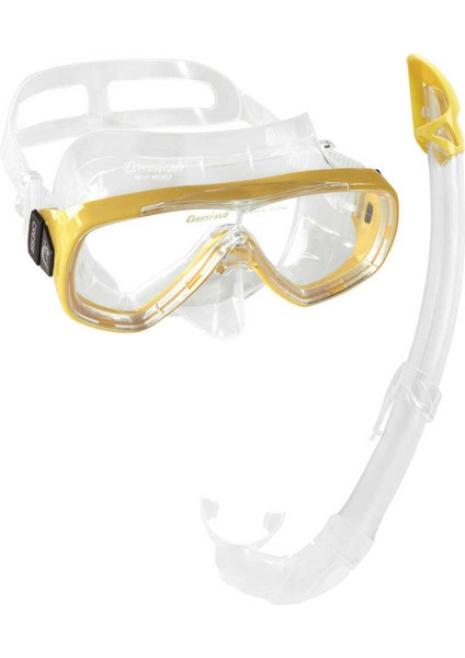 Onda Maske Mexico Şnorkel Seti Clear-Yellow