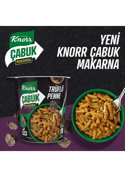 Çabuk Makarna Trüflü Penne 65 gr x 6 adet