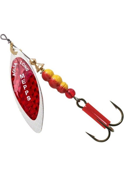 Longue Redbo Olta Kaşığı Gümüş-Kırmızı-No:1