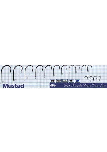 Olta Iğnesi 496 50LI Standart-No:3 modelleri