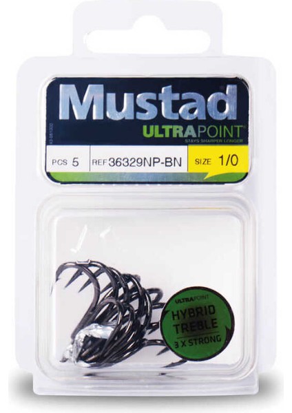 Treble 3x Strong 36329NP-BN Olta Iğnesi Standart-No:2-0 - 5li modelleri