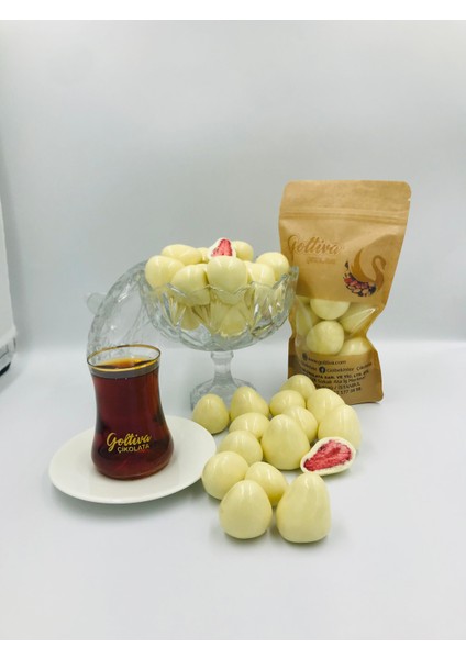 Çikolata Gercek Fildişi Çilek Draje/net 1kg
