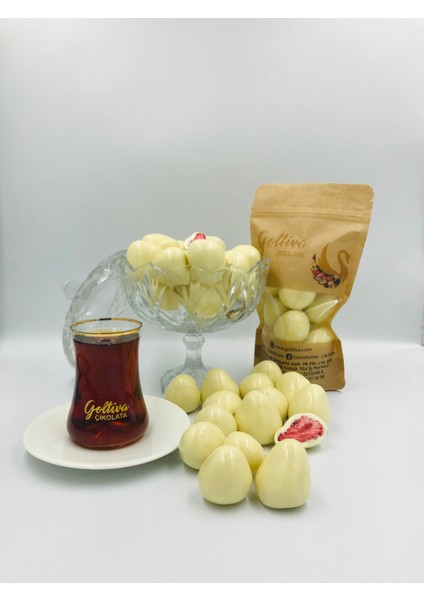 Çikolata Gercek Fildişi Çilek Draje/net 1kg