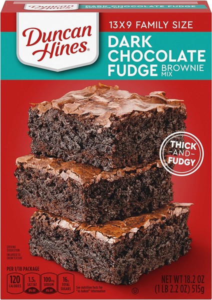 Dark Chocolate Fudge Brownie Mix 515 gr