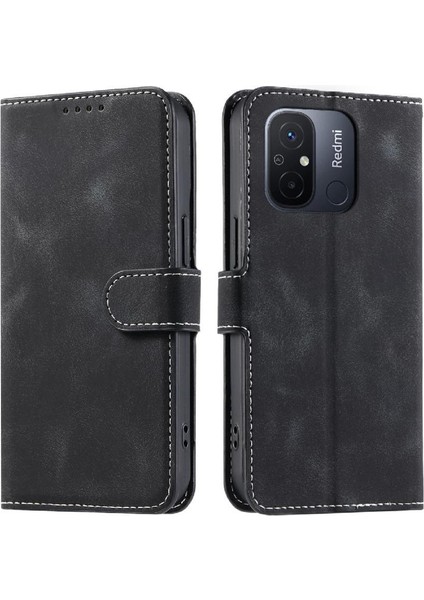 Xiaomi Redmi 12C Kickstand Pu Deri Manyetik Bilek Kayışı Için Flip Case (Yurt Dışından) indirimleri