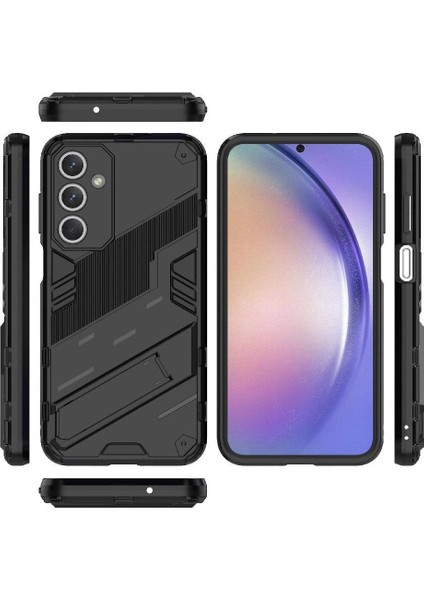 Samsung Galaxy M35 Kickstand Koruyucu Kapak Için Kılıf Sağlam Askeri (Yurt Dışından)