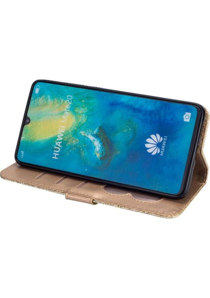 YH Mall Huawei Mate 20 Için Fermuarlı Cebi Durumda Manyetik Kapatma Bilek Kayışı Kartı (Yurt Dışından)